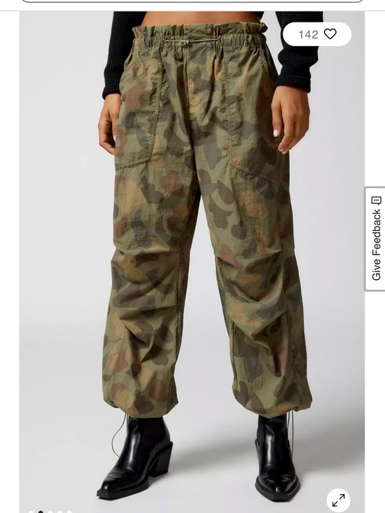 Urban Outfitters Pants - Urban Outfitters Sloan Nylon Camo Ultra Baggy Y2K Inspired Balloon Pant,S